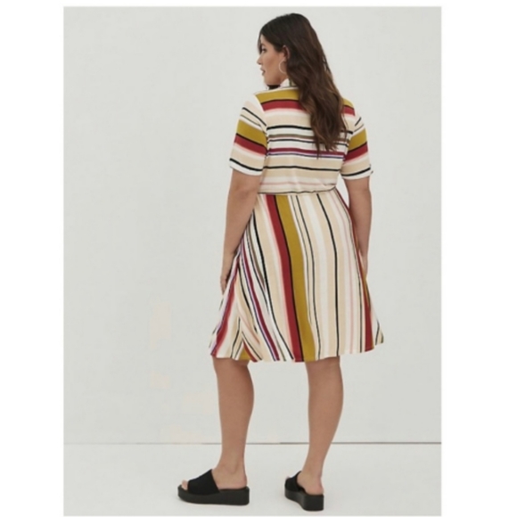 Torrid | Collared Skater Dress - Picture 2 of 9